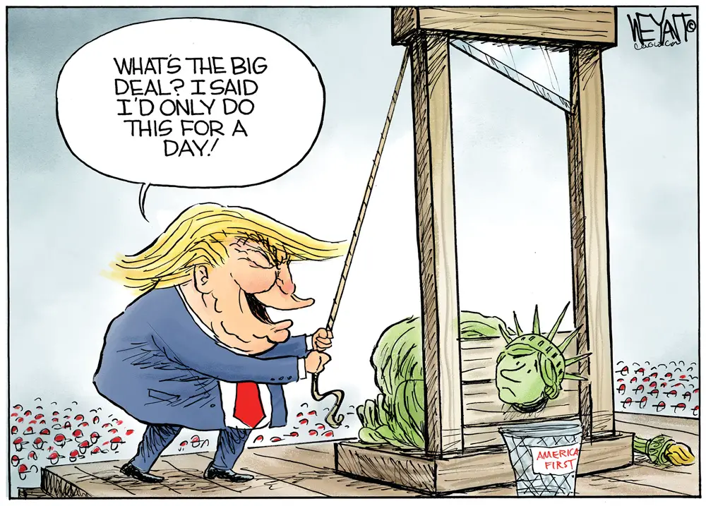 All It Takes is Just One Day by Christopher Weyant, CagleCartoons.com