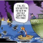 Trump wants help from allies by Dave Whamond, Canada, PoliticalCartoons.com