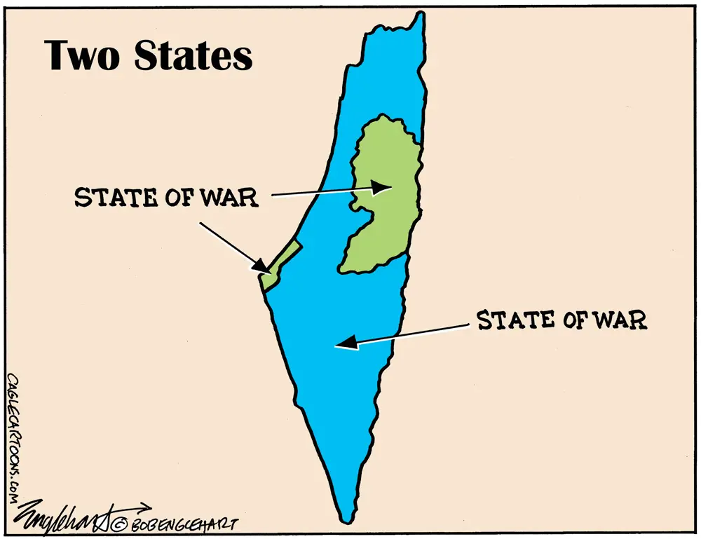 Two State Solution by Bob Englehart, PoliticalCartoons.com
