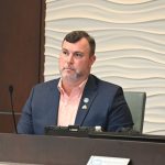 Palm Coast City Council member Ty Miller doesn't want to see a planned cut in hours at the Palm Coast branch public library hurting patrons and programming. (© FlaglerLive)