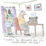 Manual Typewriter by Harley Schwadron, CagleCartoons.com
