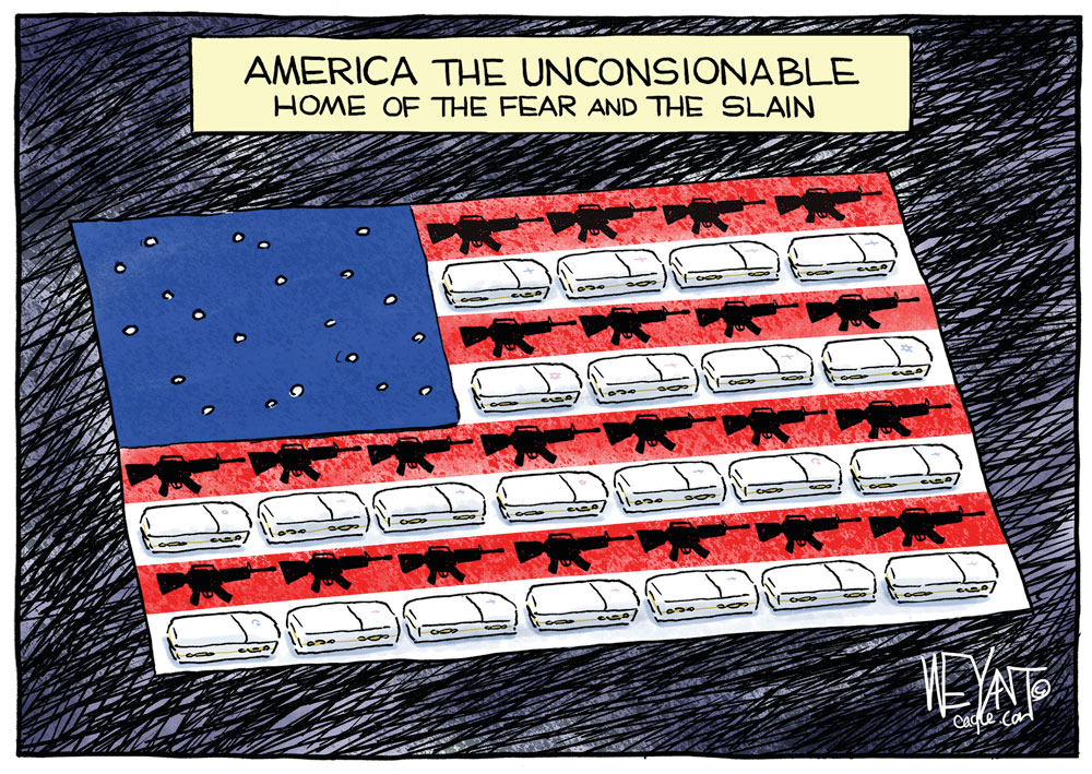 America The Unconscionable by Christopher Weyant, CagleCartoons.com