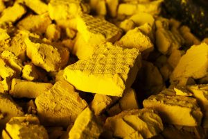 Yellowcake is a concentrated form of mined and processed uranium. Nuclear Regulatory Commission, CC BY