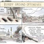 War Zones by Adam Zyglis, The Buffalo News