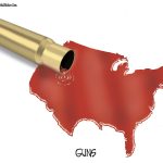 GUNS GALORE by Bill Day, FloridaPolitics.com/Caglecartoons.com