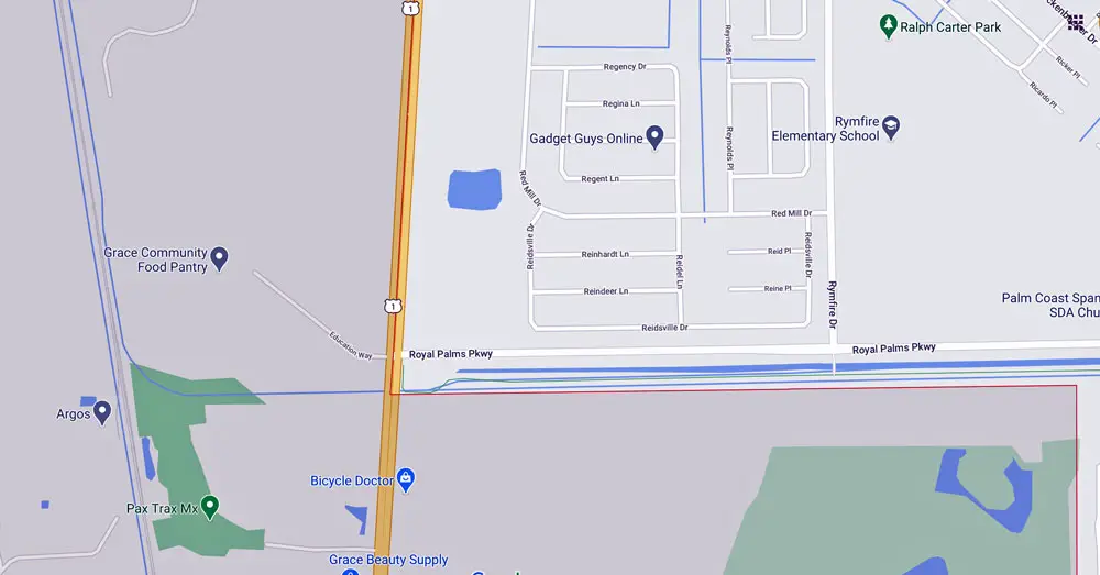 The crash was reported at 12:29 a.m. Saturday morning just north of Royal palms Parkway on US1 in Palm Coast. 