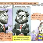 JD Vance on childcare by Taylor Jones, Politicalcartoons.com