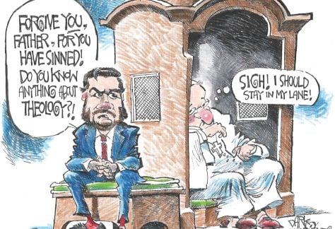 Vance vs morality by John Darkow, Columbia Missourian