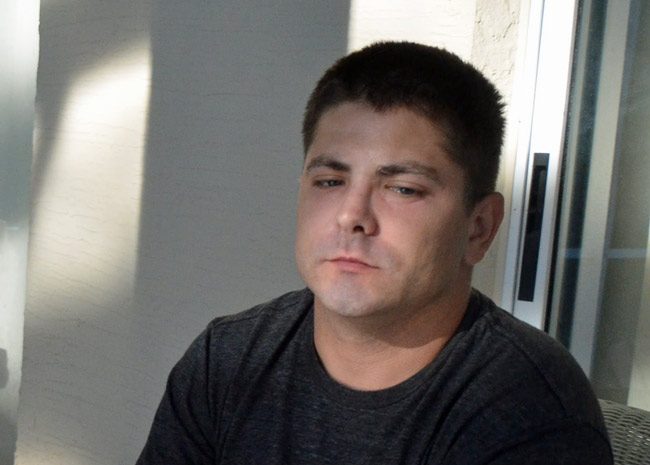 Vassili Mironov had sued the Flagler Beach Police Department for $89,000. He got $6,000. (© FlaglerLive)