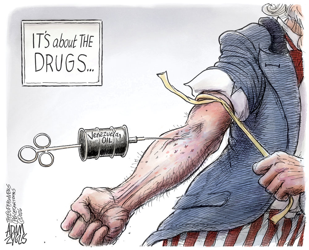 Maduro Overthrown by Adam Zyglis, The Buffalo News