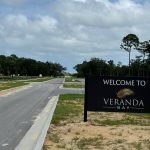 The entrance to Veranda Bay off John Anderson Highway. (© FlaglerLive)