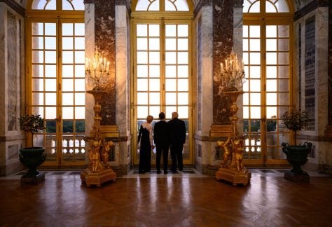 Trump was no more successful with his Versailles peace deal than was Wilson. (White House)