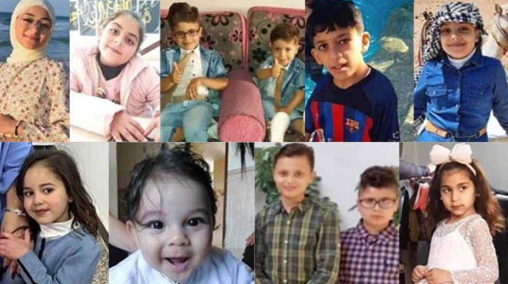 Some of the children killed in Israeli bombings in Gaza, in a set of images posted by B'Tselem, the Israeli human rights agency. 