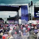 A video still from the so-called "Save America March" that devolved into an assault on the U.S. Capitol on Wednesday. (Gilbert Mercier)