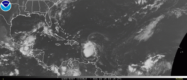 tropical storm erika