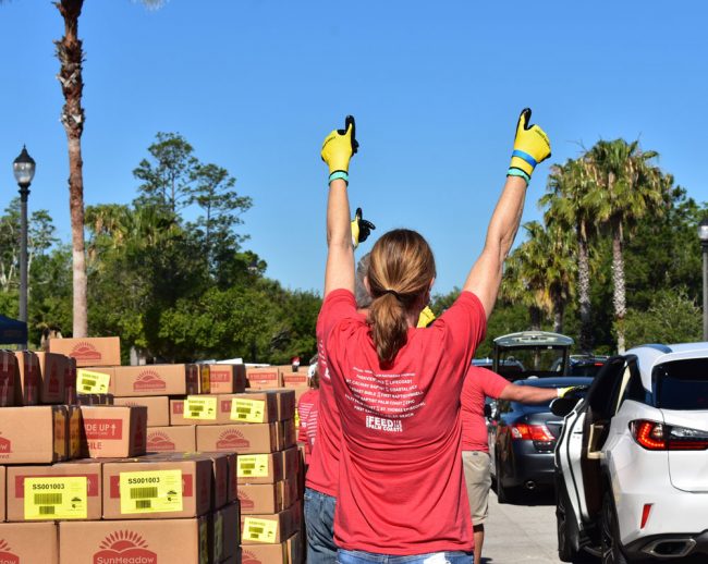 A volunteer. (Palm Coast)