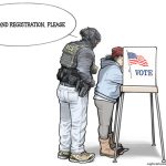 Voter Pulled Over For ID Inspection by R.J. Matson, CQ Roll Call