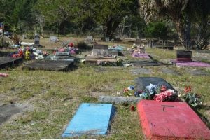 Here, among other graveyards, lies the Voting Rights Act. Above, the Masonic Cemetery in Palm Coast. (© FlaglerLive)