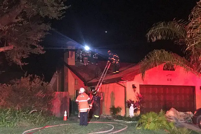 The fire at 68 Wellstream Lane in Palm Coast broke out just before 1:30 a.m. (Palm Coast)