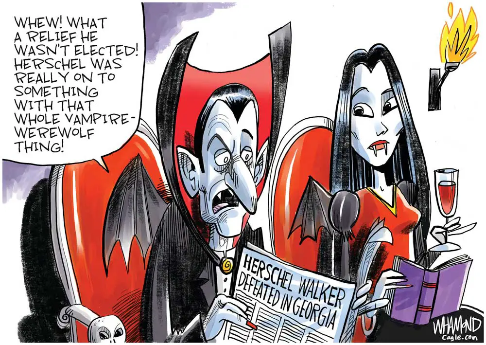 A Vampire Went Down to Georgia by Dave Whamond, Canada, PoliticalCartoons.com