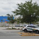 Walmart in palm Coast was the target of a bomb threat Wedbnesday afternoon that required the evacuation of the store. The above is a file photo of the store, unrelated to today's incident. (© FlaglerLive)