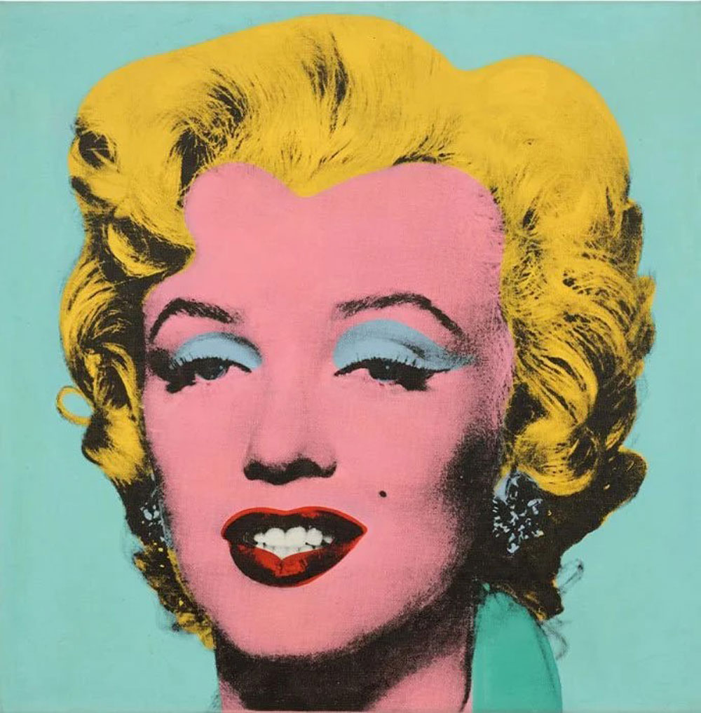 Andy Warhol’s Shot Sage Blue Marilyn