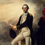 John Trumbull's 1780 portrait of George Washington, with one of the many people Washington enslaved.