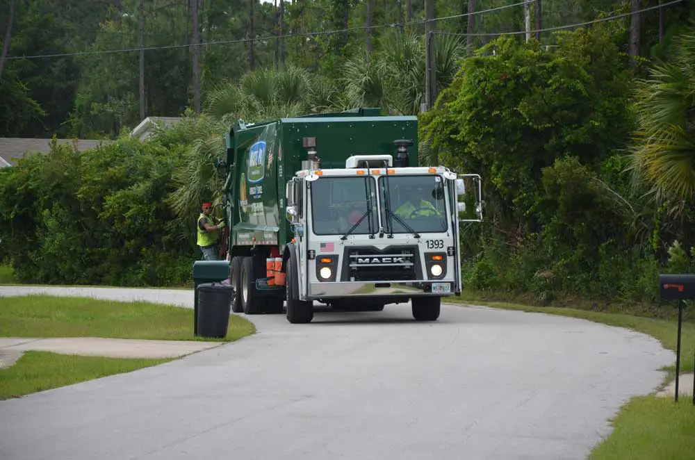 Waste pro's days as Palm Coast's garbage hauler, after a 15-year relationship, may be numbered. (© FlaglerLive)