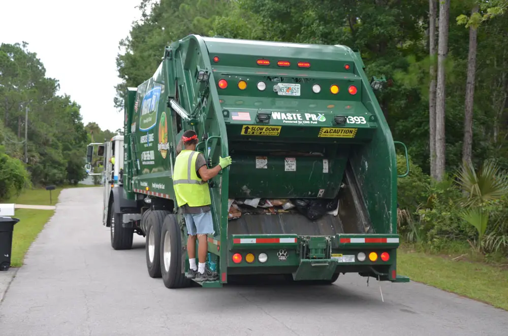 Waste Pro has been Palm Coast's garbage hauler since 2007. That contract is up in 2022. (© FlaglerLive)