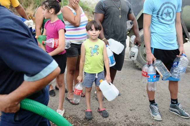 A week after Hurricane Maria struck, half the island's population was still without water, 97 percent were without electricity. (Puerto Rico National Guard)