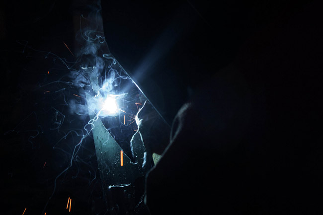 Welding is a high-demand, high-paying job with a salary range from the 30s to the 80,000s. (Sasha the Okay Photographer)