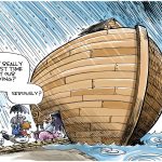 Funding Cuts by Dave Whamond, Canada, PoliticalCartoons.com