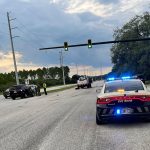 The intersection of U.S. 1 and Whiteview Parkway is crash-prone. The image above is from a fatal crash there in 2022. (© FlaglerLive)