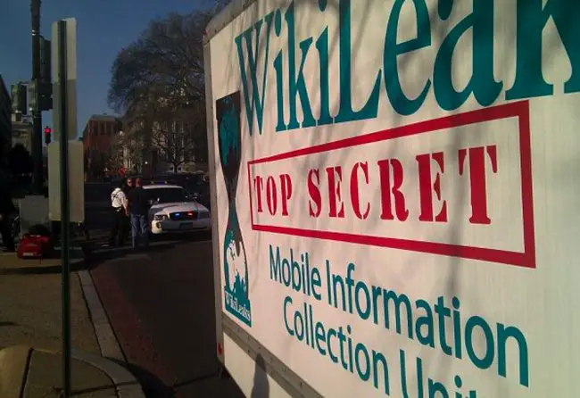 When Wikileaks had a sense of humor. (John Penley)