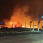 Fires burn in Lahaina, Hawaii, on Aug. 8, 2023.