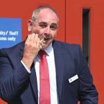 Will Furry, sweating it. (© FlaglerLive)