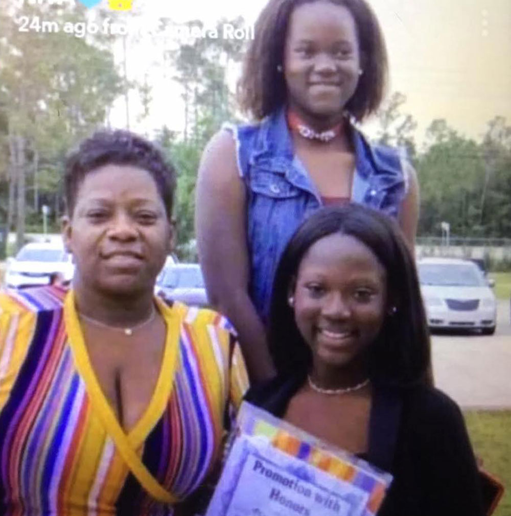 Wilma Williams and her daughters Mozella and Kaleigh, in a Facebook photo. Their lives will be celebrated at a service on Saturday at Palm Coast United Methodist Church's north campus.  