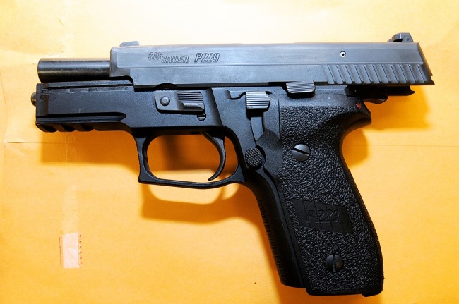 The gun that killed Michael Brown. Click on the image for larger view. 