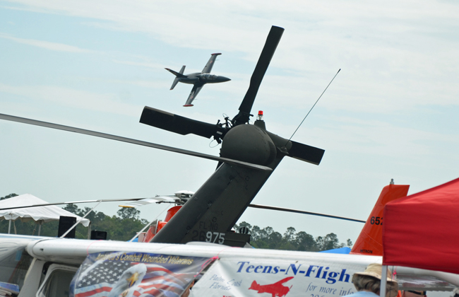 It's coming back, with ribs: the Wings Over Flagler event will be reborn and joined to the Rock 'n Ribfest, becoming Flagler Rockin’ the Runways at the Flagler County Airport, April 25 and 26. (© FlaglerLive)