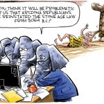 Stone Age Laws by Dave Whamond, Canada, PoliticalCartoons.com