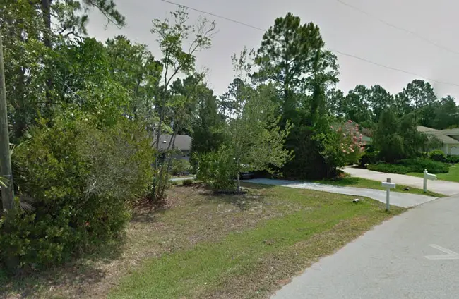 The area of Woodhollow Lane in Palm Coast where the stabbing took place this evening.