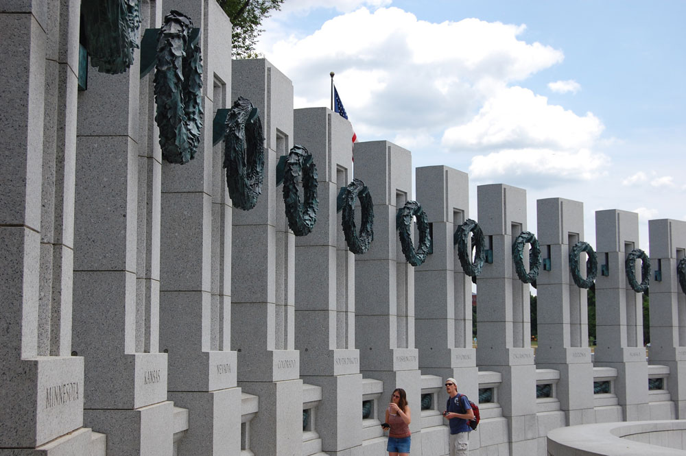 The World War II Memorial in Washington. (© FlaglerLive)