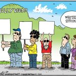 Writers Strike by Bob Englehart, PoliticalCartoons.com