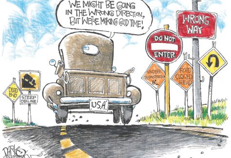 US headed in wrong direction by John Darkow, Columbia Missourian