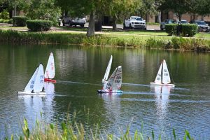 Model Yacht Club Races at the Pond in Palm Coast’s Town Center