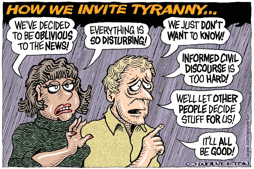  How We Invite Tyranny by Monte Wolverton, Battle Ground, Washington.